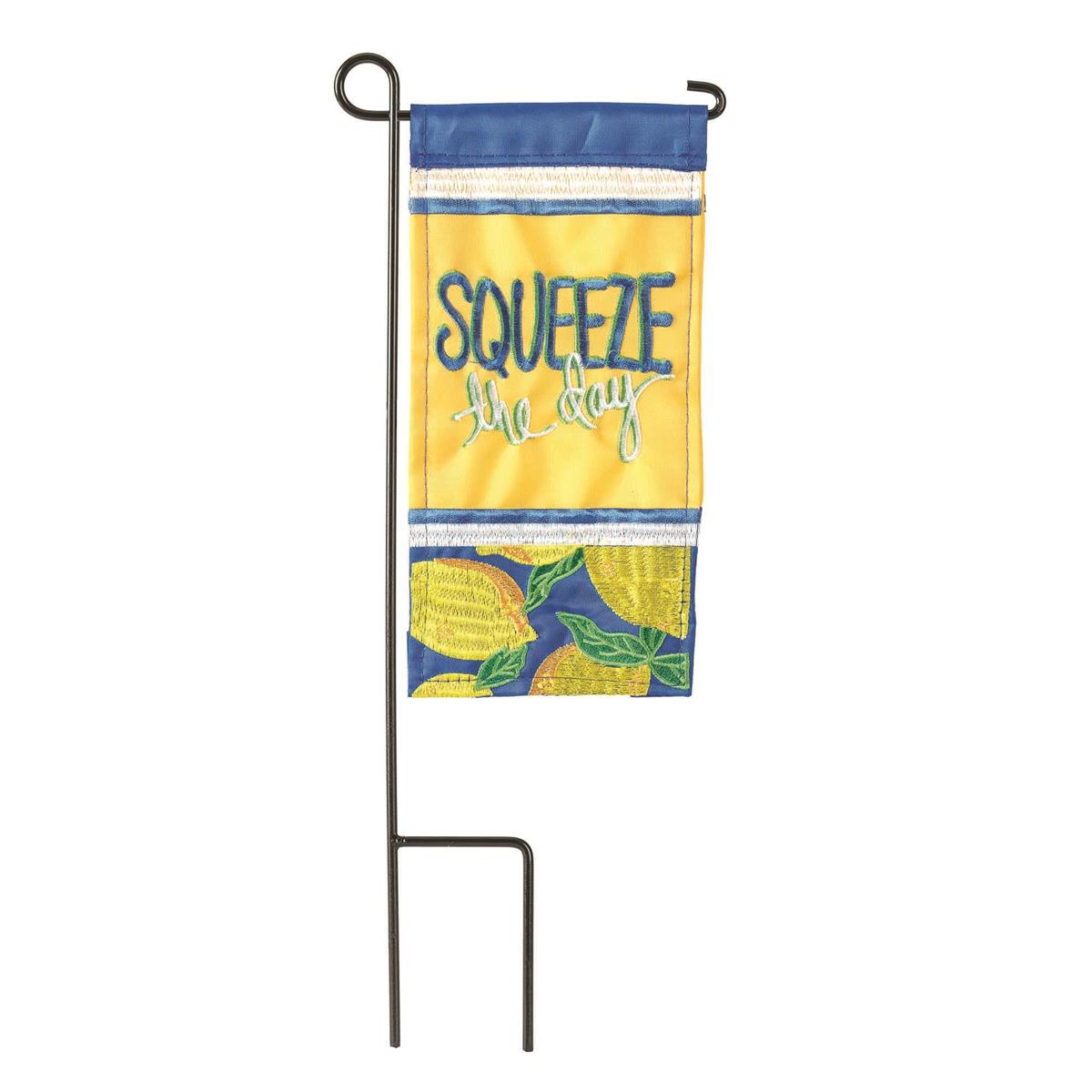 Mini Garden Flag - Squeeze the Day