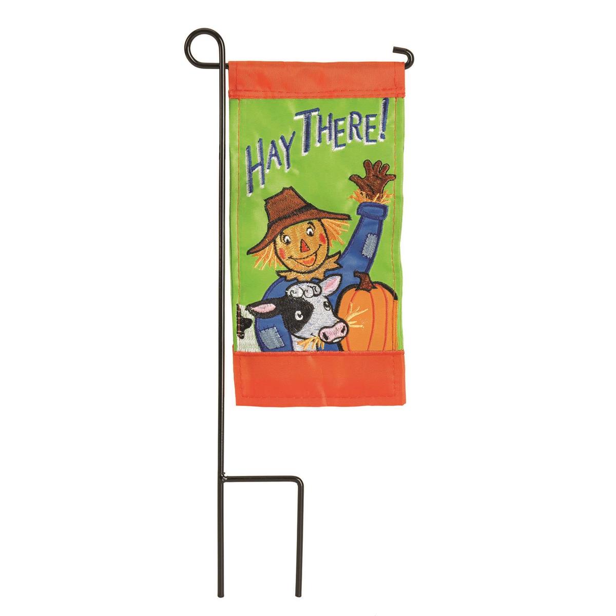 Mini Garden Flag - Fall Scarecrow