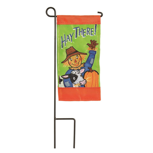Mini Garden Flag - Fall Scarecrow