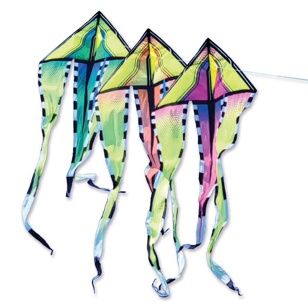 46" Flo-Train Delta Kite - Breeze (3 Pack)