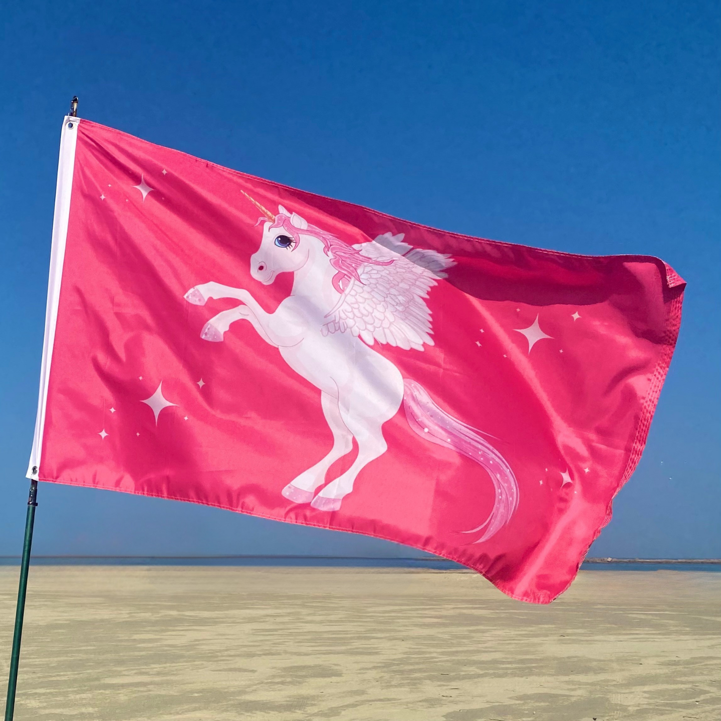 2x3 Flag - Pink Unicorn