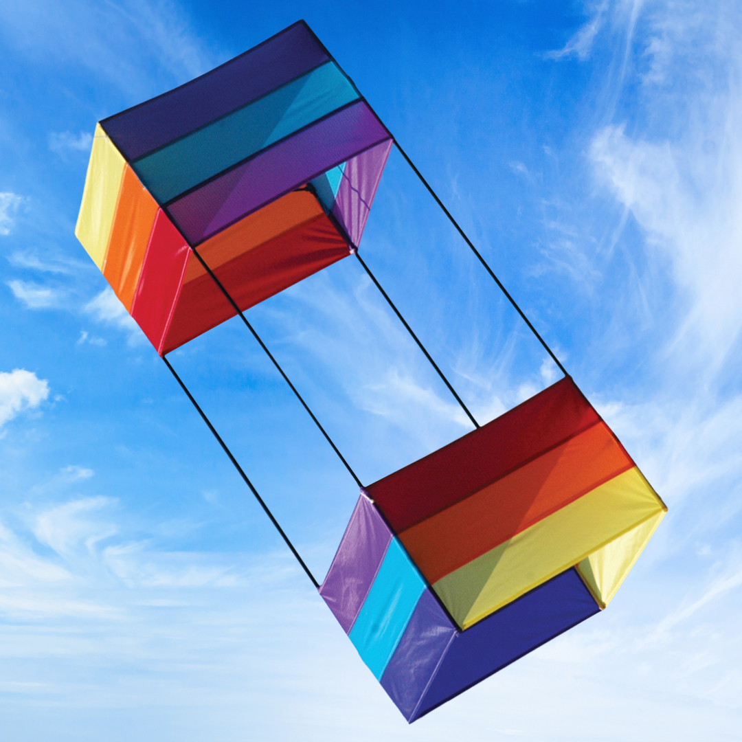 Box Kite - 36" Rainbow