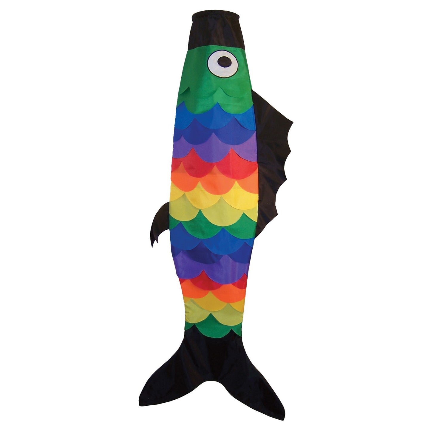 60" Rainbow Scales Fish Windsock