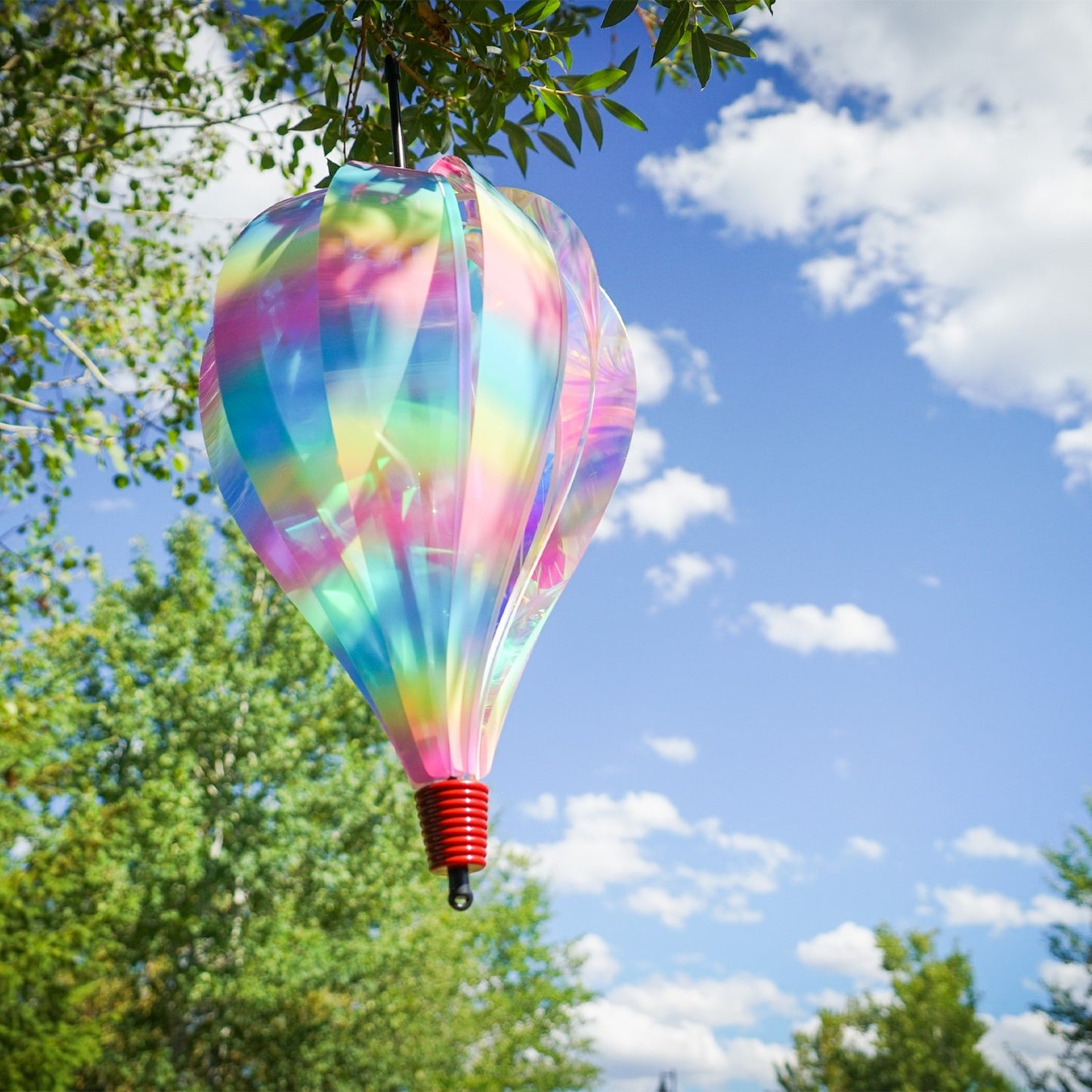 Hot Air Balloon - Striped Iridescent 10 Panel