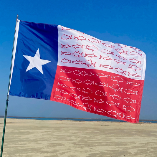 3x5 Flag - Texas Fish